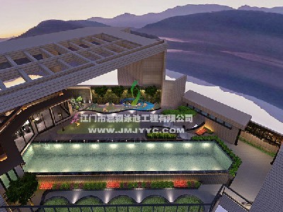 中山利和廣場(chǎng)45樓空中室內恒溫游泳池